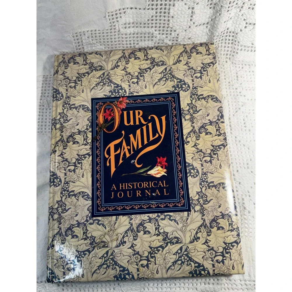 Vintage 1990 Our Family A Historical Journal Hardcover Nelson Regency Genealogy